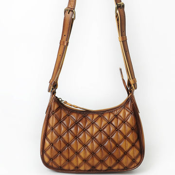 American Darling Hobo Bag Beautifully Quilted Genuine Leather women bag